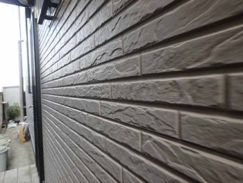 徳島県 徳島市 安宅 施工前 外壁 目地 汚れ