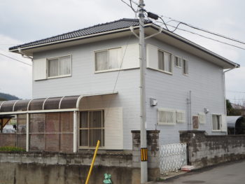 徳島県　石井町　施工後　全体　側面