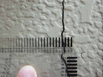 徳島県　大麻町　施行前　外壁　クラック