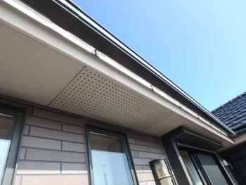 徳島県　板野郡　松茂町　施工前　軒天井