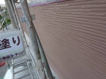 徳島県　川内町　外壁塗装　上塗り