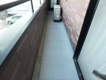 徳島県 松茂町 施工前 ベランダ