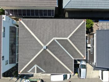 徳島　塗装　ドローン　屋根　塗替え