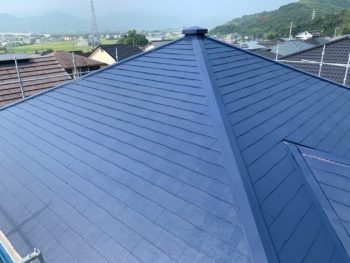 金属サイディング　塗装　屋根　徳島　外壁