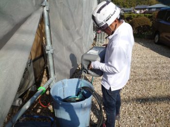 ガイソーパワークリーナー　徳島　塗装　外壁