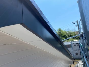 板金巻き　破風　大工　板金　ガルバリウム