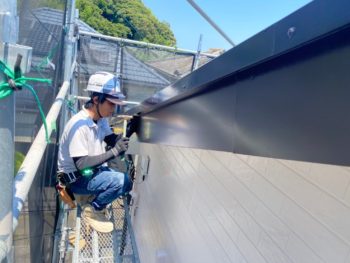 破風　大工　板金　ガルバリウム　板金巻き