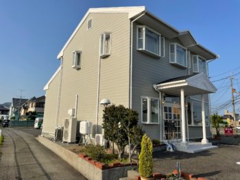 AGC　屋根　外壁塗装　付帯部　ボンフロン弱溶剤エナメル