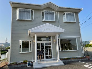 屋根　外壁塗装　ボンフロン弱溶剤エナメル　AGC　付帯部