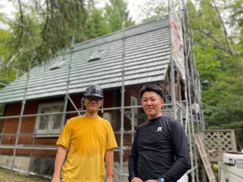 ログハウス｜塗装｜木部｜防腐剤