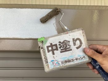 アセトン清掃　ケレン　リボール式防水1層目　リボール式防水2層目　リボール式防水3層目　リボール式防水4層目　リボール式防水5層目　土台水切り塗装　シャッターBOX塗装　材料　軒天塗装