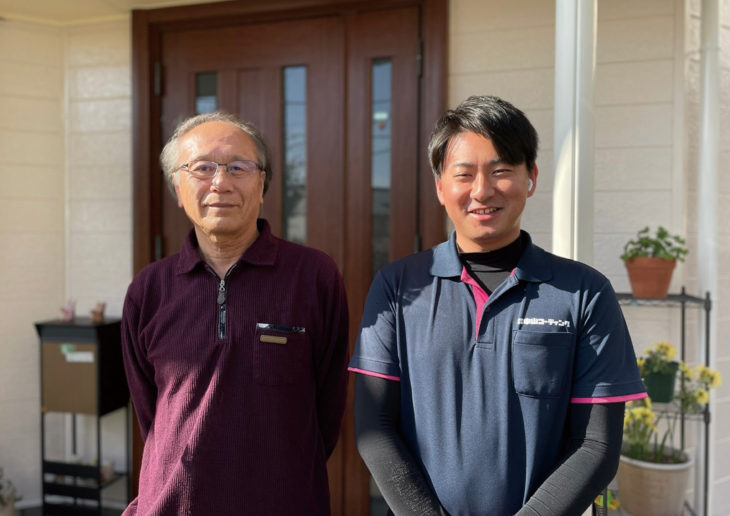   徳島県　台風被害時に迅速な対応・対処してくれた中山コーティングさん。