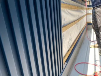 透湿シート　材料　木下地　Kスパン　外壁張替