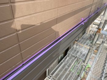 施工前　施工中　コーキング　施工後　幕板カバー