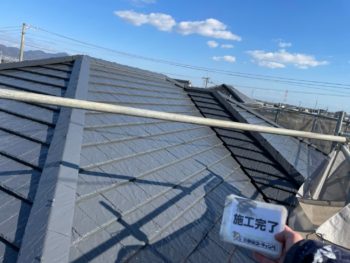 シーラー　中塗り　クリヤー　使用材料　屋根