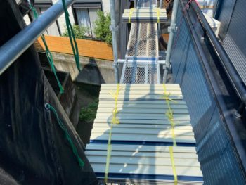 木下地　透湿シート　材料　Kスパン　外壁張替