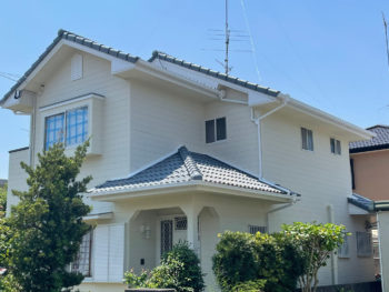 完工　外壁　破風　雨樋　軒天