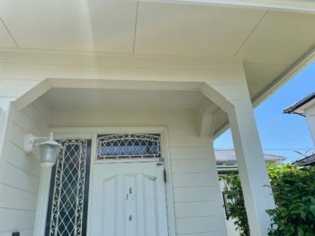 破風　外壁　雨樋　軒天　完工