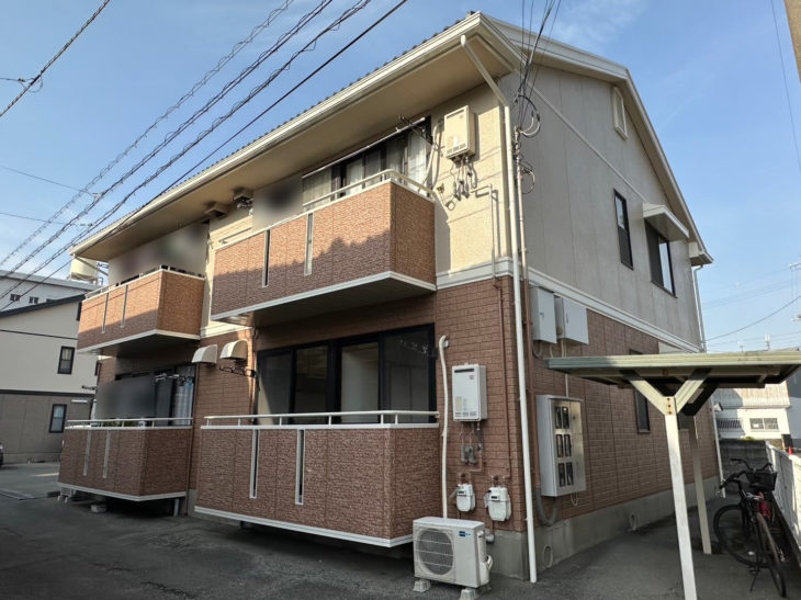  徳島市 大和ハウス アパート A/B棟の外壁屋根塗装　ダイワハウスメンテナンス　南昭和セジュール