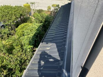 外壁　屋根　苔　コーキング　膨れ　施工前