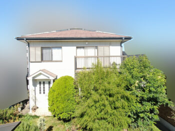 外壁　施工前　チョーキング　塗装　全体　写真