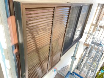 施工後　写真　戸袋　付帯部　塗装　中山コーティング