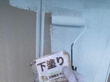 外壁　塗装　下塗り　塗料　ローラー