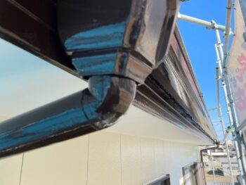 施工後　写真　雨樋　破風　付帯部　塗装　中山コーティング