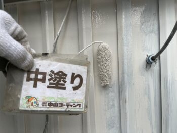 徳島　看板　塗装　業者　中山コーティング　中塗り塗装