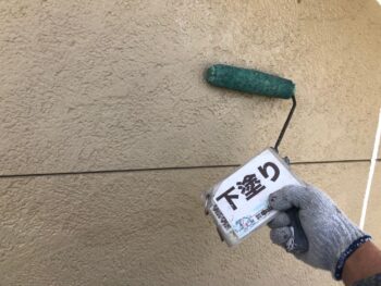 徳島　鳴門　外壁　釘打ち　補修　塗装　ＷＢ多彩工法仕上　ボンフロン弱溶剤エナメルＧＴ