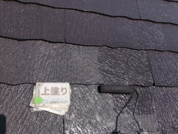 徳島　鳴門　屋根　釘打ち　タスペーサー　塗装　ボンフロン弱溶剤エナメルＧＴ