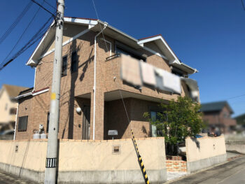 徳島　鳴門　施工前　屋根　外壁　ベランダ　防水　コーキング　付帯部　