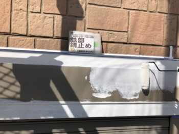 徳島　鳴門　付帯部　塗装　軒天井　シャッターＢＯＸ　水切り　