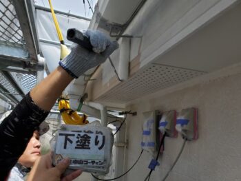 釘打ち補修　パテ補修　塗装　ケレン　下塗り　付帯部　中塗り　上塗り　