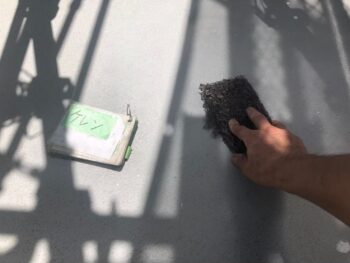 ベランダ　防水　塗装　リボール式防水　トップコート