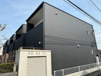 アパート　戸建て　賃貸　塗装　完工　