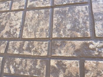 徳島　鳴門　外壁　釘打ち　補修　塗装　ＷＢ多彩工法仕上　ボンフロン弱溶剤エナメルＧＴ