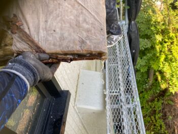 断熱材 錆 修繕 軒天 養生