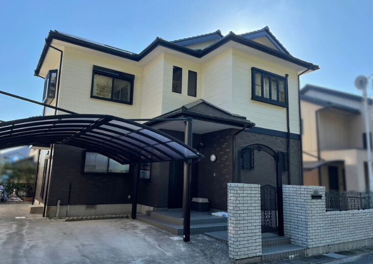   思っていた以上の塗装工事【色選びは悩みました】阿南市羽ノ浦町　