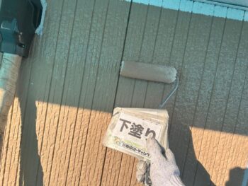 材料　養生　下塗り　外壁　中塗り　上塗り