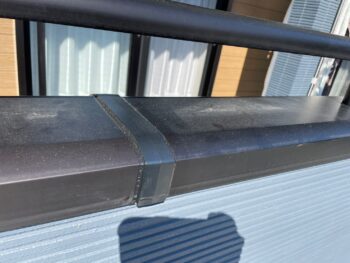 全体 手摺 完工 笠木