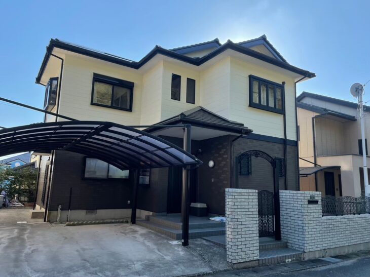 徳島県阿南市【傷んでいるバルコニー外壁張替え】2回目の外壁塗装は確実・信用ある塗装店で。