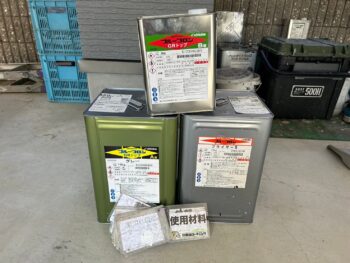 塗装　軒天　付帯　雨樋　防水　材料