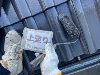 屋根 下塗り 中塗り 上塗り 洗浄