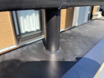 全体 手摺 笠木 完工