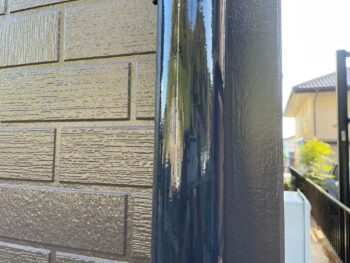 樋 帯板金 完工 外壁 戸袋 ガルバ