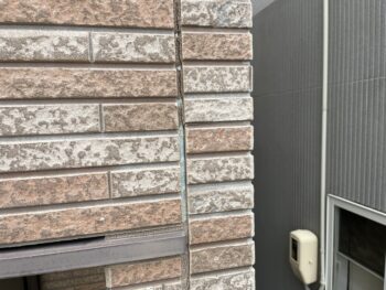 外壁 破風 水切り 帯 防水 コーキング 施工前