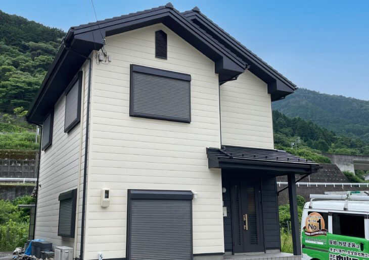   県外から徳島県の塗装業者に依頼　三好市井川町　