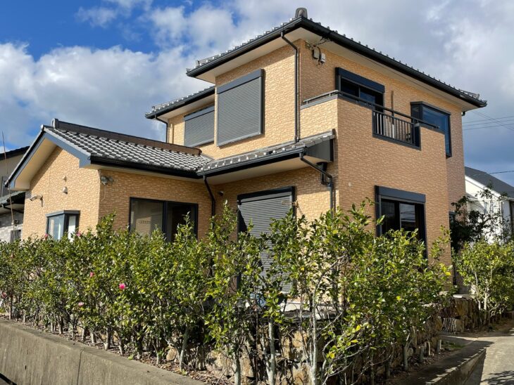  破損した外壁も意匠性塗装で元通り「美観以上に耐久性を確保する外壁塗装」徳島県阿南市