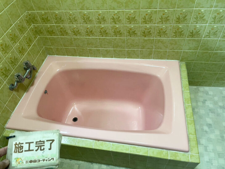   浴槽塗装　徳島県鳴門市「傷んだ浴槽も塗装で元通り」